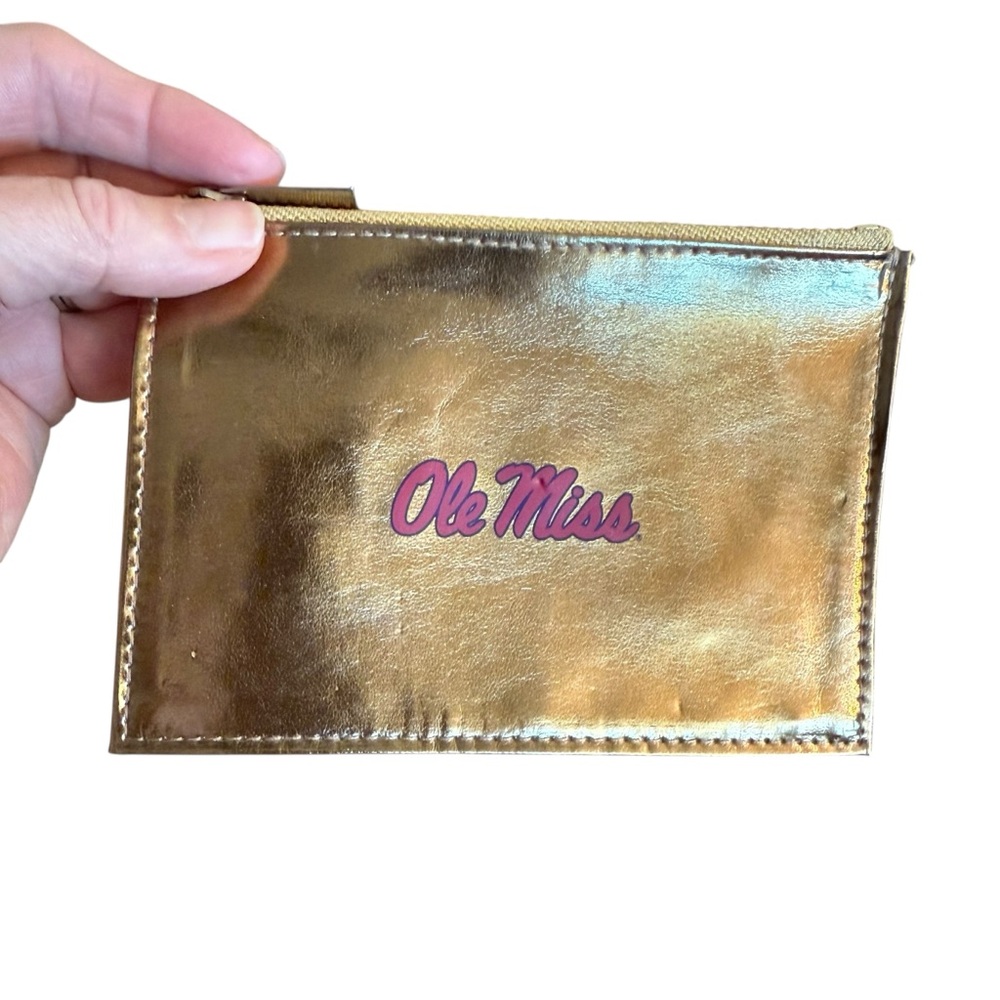 5 for $25!! Ole Miss Game Day Gold Zip Bag - Picture 5 of 7